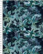 French terry digital Flower batik 5904