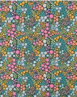 French terry digital flowers 5811