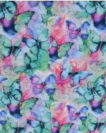 Jersey Digital Watercolor Butterfly 5933