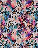 French Terry Digital Multicolor Leopard 5944