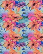 Bamboo Jersey Digital Colourful Flowers 5954
