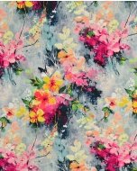 Bamboo Jersey Digital Flowers 5949