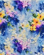 Bamboo Jersey Digital Flowers 5949