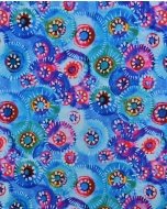 Poplin Stretch Watercolor Circles 5977