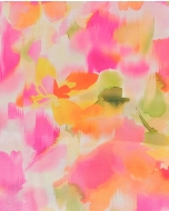 Viscose Shiny Digital Faded Flower 6090