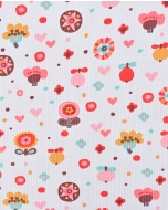 Canalé de punto toff retro flores 5260