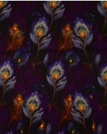 Punta Di Roma Digital Peacock Feathers 6117