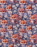 Jersey Digital Floral Fox 6156
