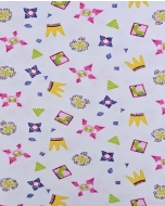 Jersey Retro Flowers 90328