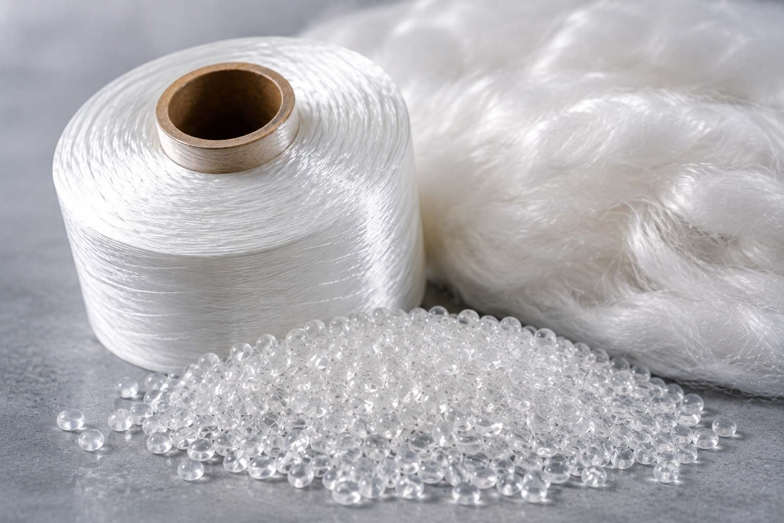 Fibre de polyester et tissu en polyester